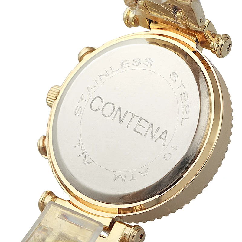 Женские кварцевые часы с браслетом из розового золота|Женские часы-браслеты| |