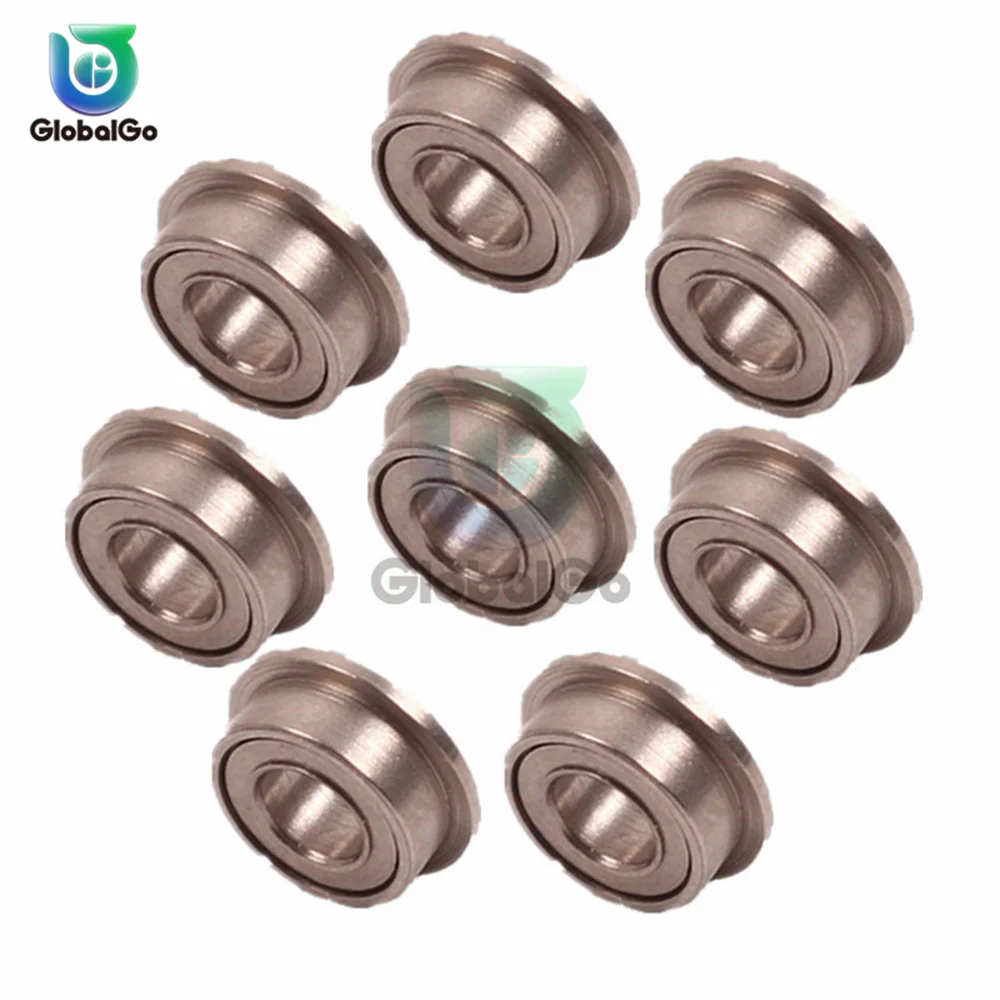 

10pcs MF63ZZ Mini Metal Double Shielded Flange Ball Bearing 3mm/6mm/2.5mm Radial Shaft Used in Automobile Helicopter