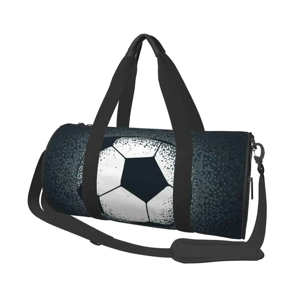 

Travel Bag Large Capacity Luggage Duffle Bag Football Stipple Dots Leisure Handbag Shoulder Bag Overnight Weekend Bag