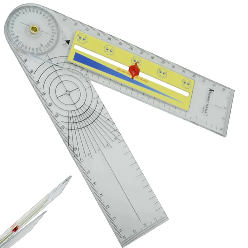 Линейка гониометра для измерения боли профессиональный медицинский транспортир