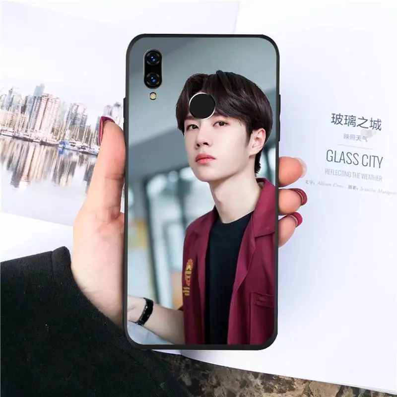 

wangyibo famous actor Phone Case For Huawei honor Mate P 10 20 30 40 Pro 10i 9 10 20 8 x Lite Luxury brand shell funda coque