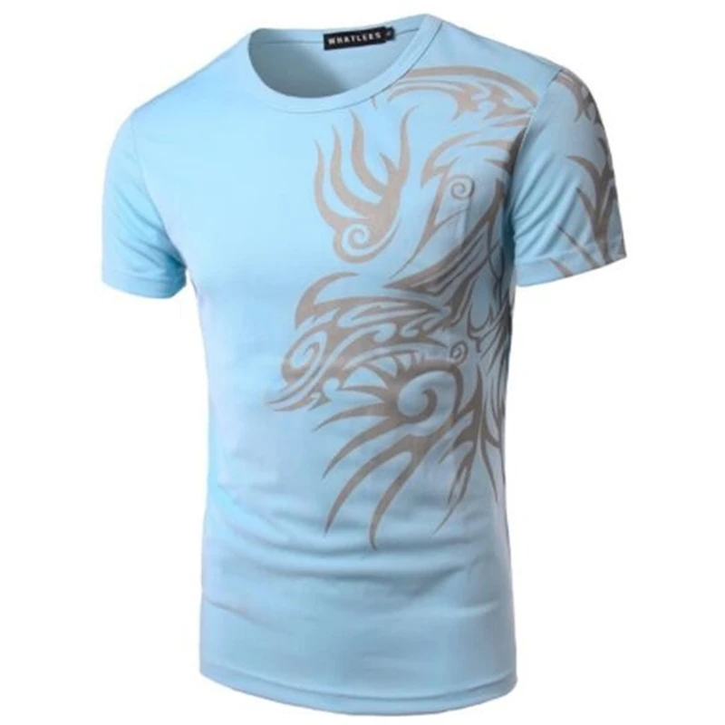 

ZOGAA Mens T-shirts Short Sleeve Simple Printed Men Clothes Slim Fit O-neckCasual Cotton T-shirt Hign Quality Tshirt Men Tops