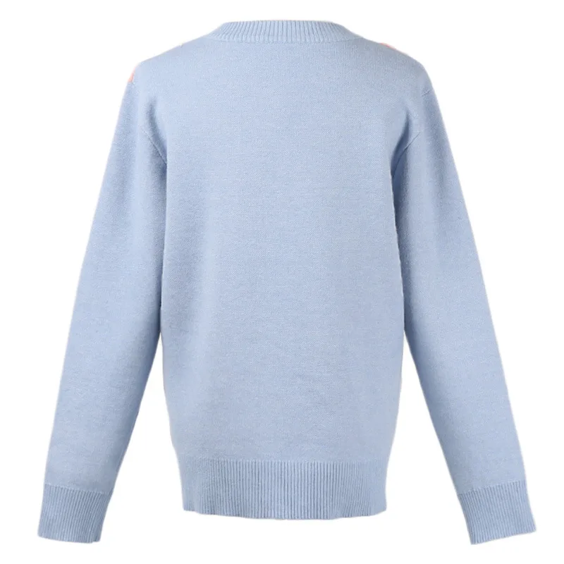 2019 осенний и зимний новый свитер женский модный простой контрастный цвет