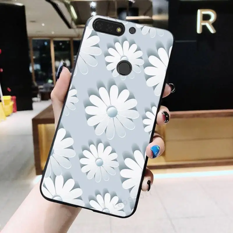 

flower Phone Case For Huawei Honor 7C 7A 8X 8A 9 10 10i Lite 20 NOVA 3i 3e