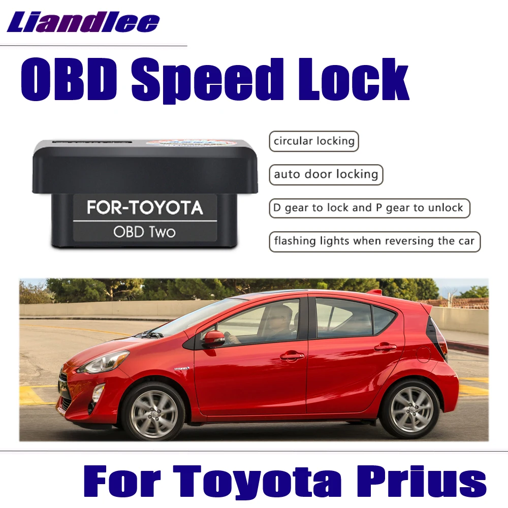Liandlee Авто OBD скоростной замок для Toyota Prius 2008 2013/2014/2015/2016 подключи и работай