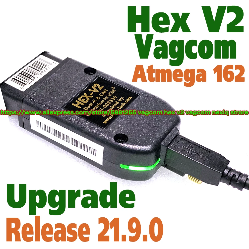 

2022 Popluar VAG Scanner V21.9 VAG Tool VAG KKL VAG COM Cable OBD2 Diagnostic Cable Multi-Language OBD2 Scanner HEX V2 VAGCOM