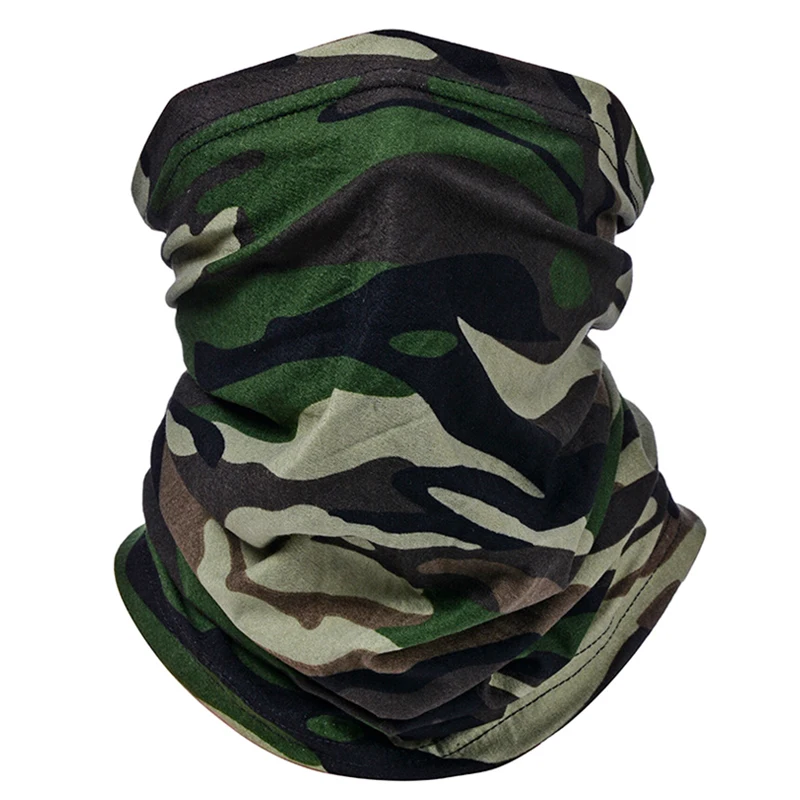 

Military Tactical Bandana Summer Face Scarves Tubular Head Mask Scraf Camo Anti-UV Windproof Soft Neck Gaiter Cover Men Women