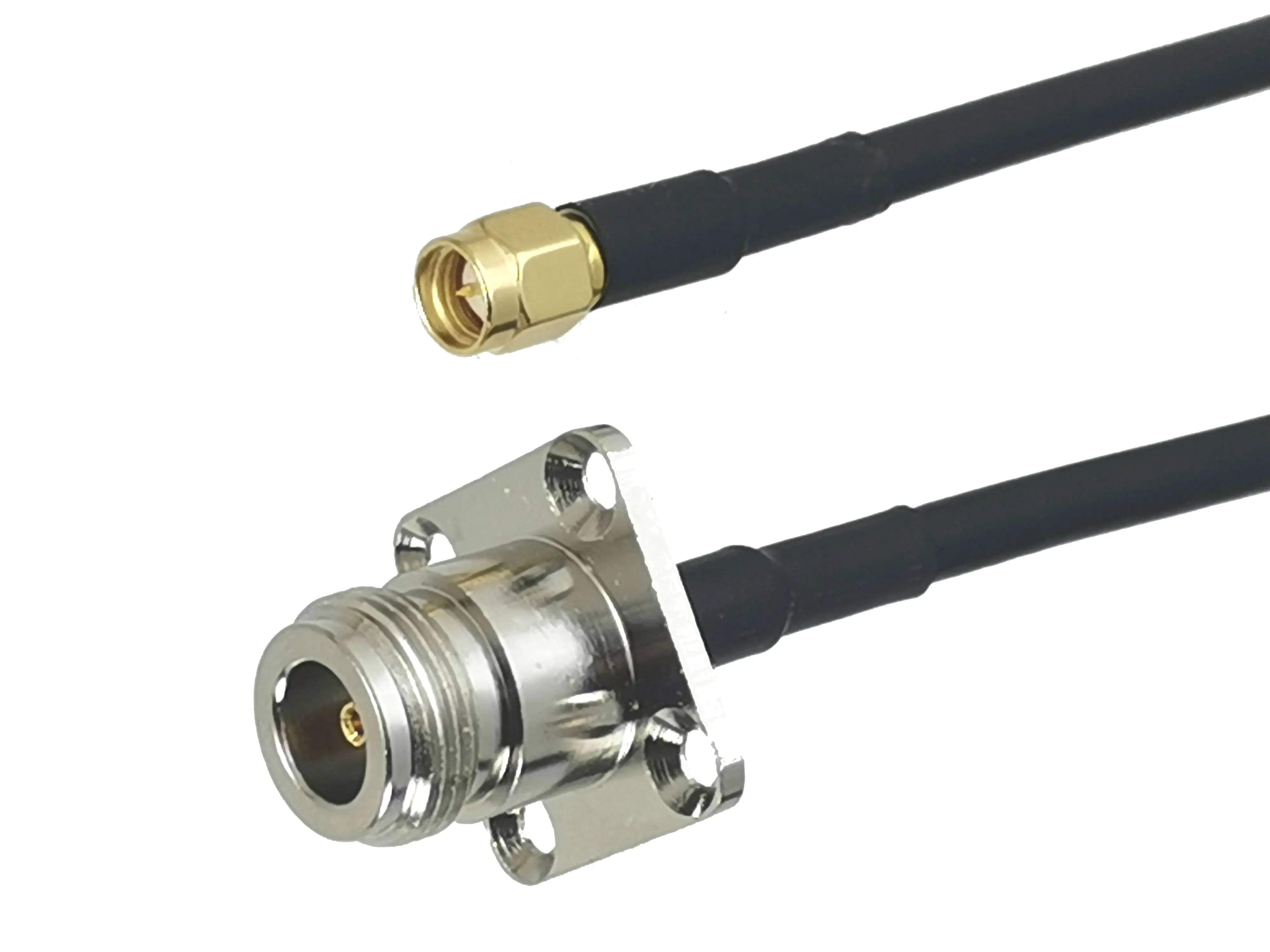 

1 шт. RG58 SMA штекер N гнездо фланцевый разъем RF коаксиальная перемычка косичка кабель 4 дюйма ~ 20 м