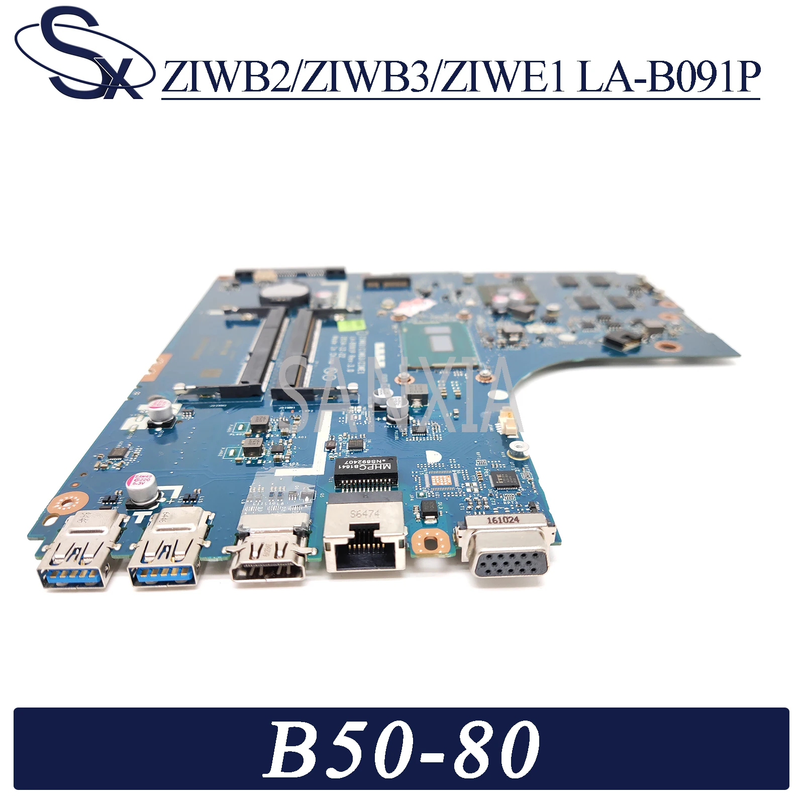 Материнская плата KEFU LA-B091P для ноутбука Lenovo B50-80 оригинальная материнская I5-5200U 2 Гб