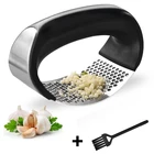 Кухонные аксессуары, пресс для чеснока из нержавеющей стали, бытовая дробилка, слайсер, пресс, пресс, кухонные инструменты для измельчения имбиря и чеснока