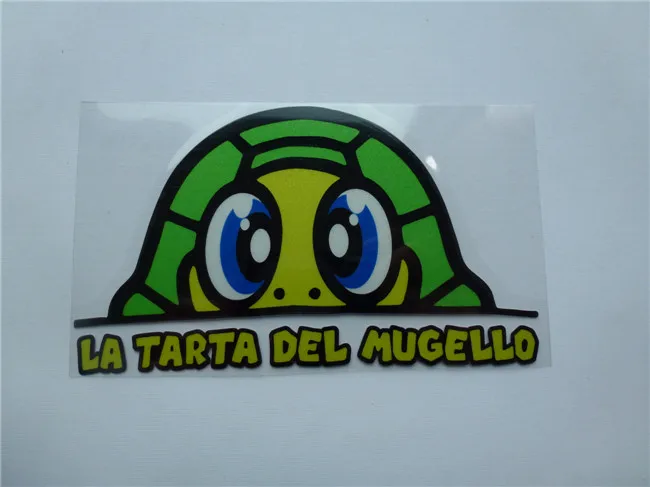 

Motosport LA TARTA DEL Mugello Stickers Vinyl Reflective Racing Car styling Decals Motorcycle Helmets Mascot Car Decoration