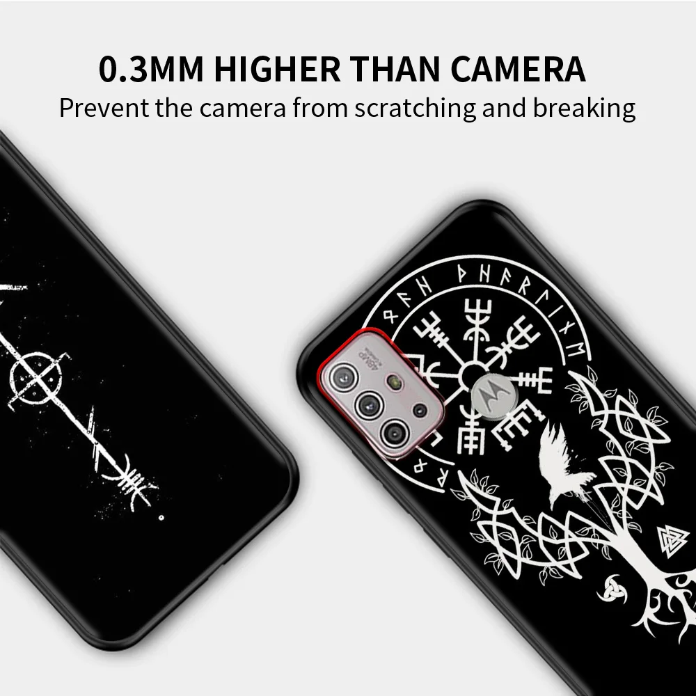 viking vegvisir logo for motorola one fusion case for moto g10 g9 g8 plus play power one g20 g30 g40 g50 g60 edge 20 phone shell free global shipping