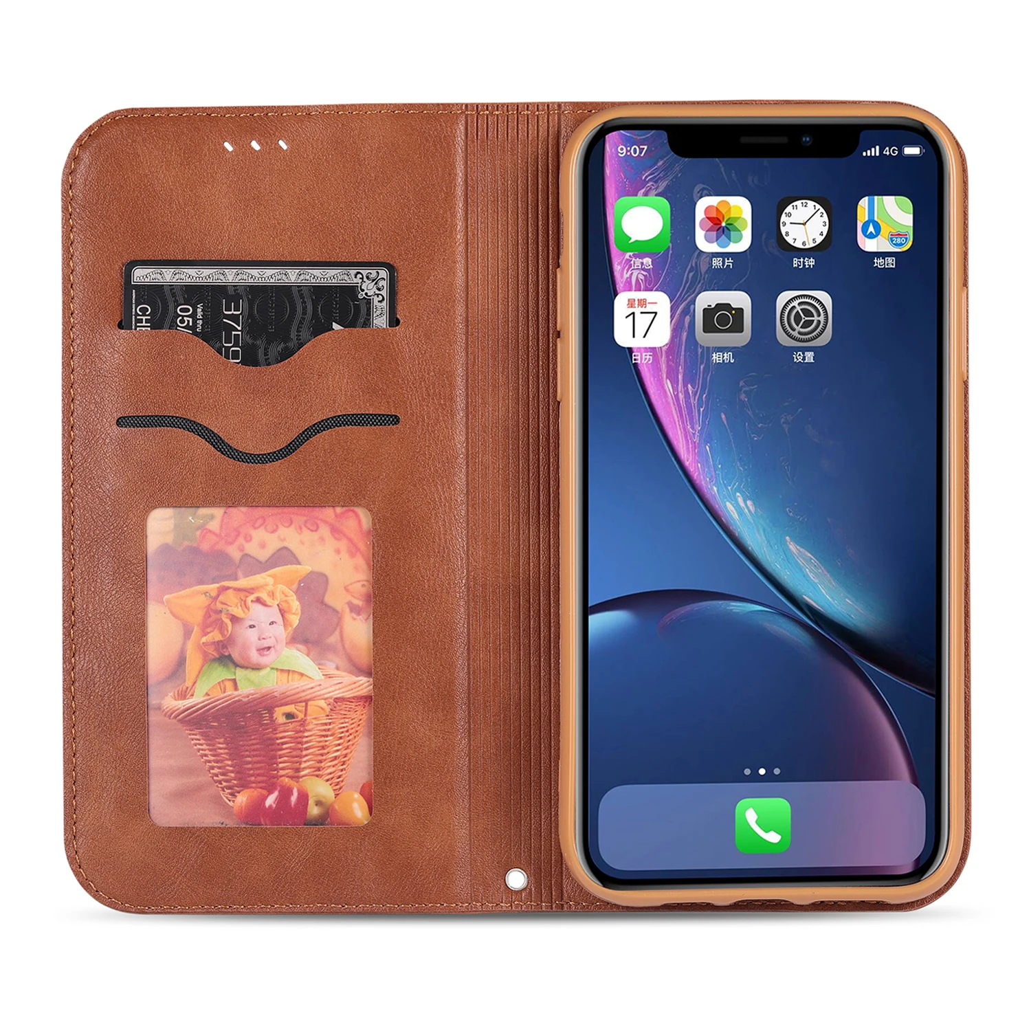 CASEIER флип-чехлы для телефонов iPhone 11 Pro X XS Max XR чехол с отделениями карт 8 7 6S 6 Plus SE 2020