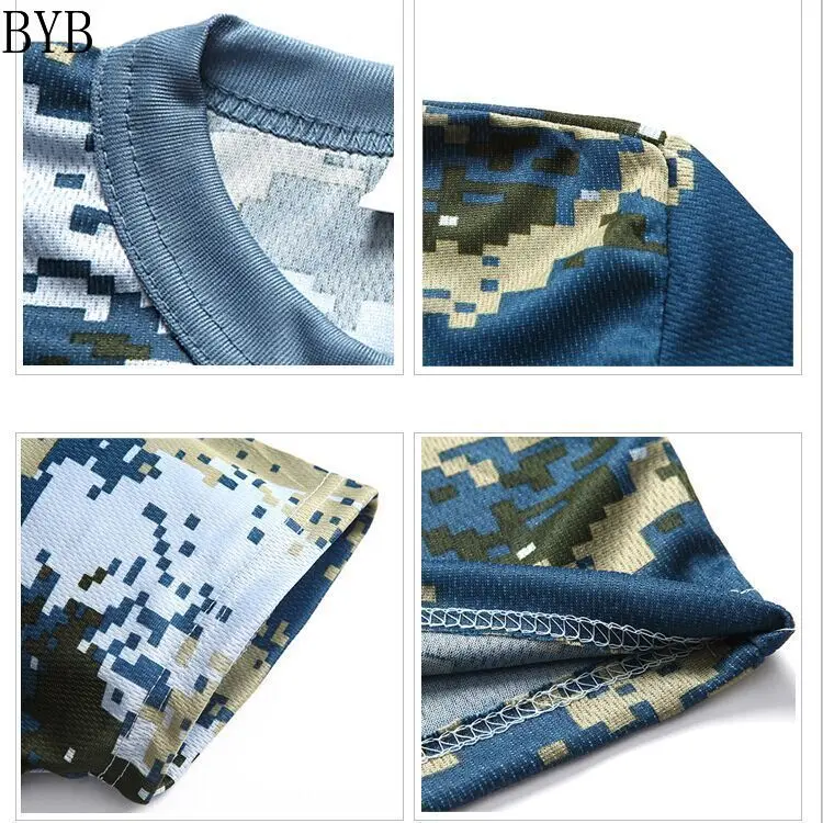 Мужская армейская Военная униформа тактическая футболка для фитнеса спортивная