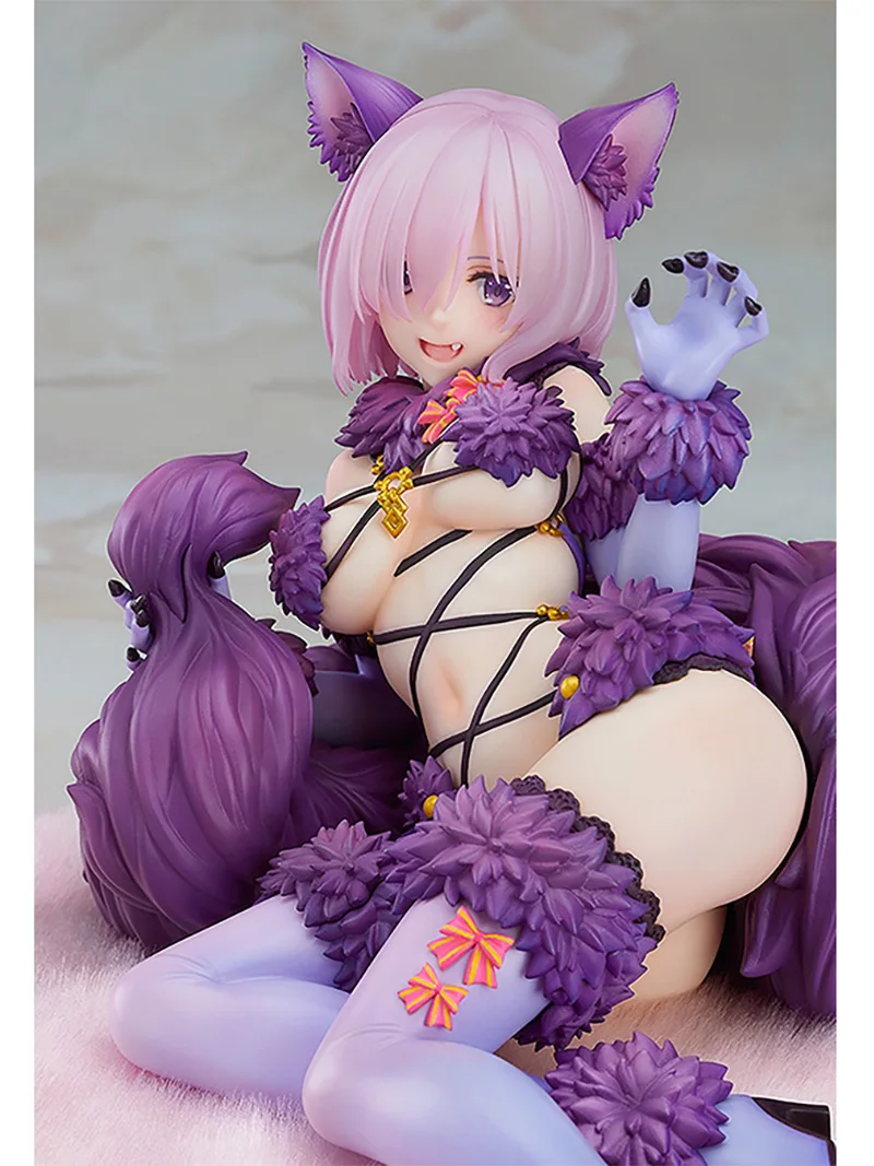 

Mash Kyrielight Cat Girl Fate Grand Order Shielder Beast Action Figure Anime Figure Model Toys Sexy Girl Figure Collection 12cm