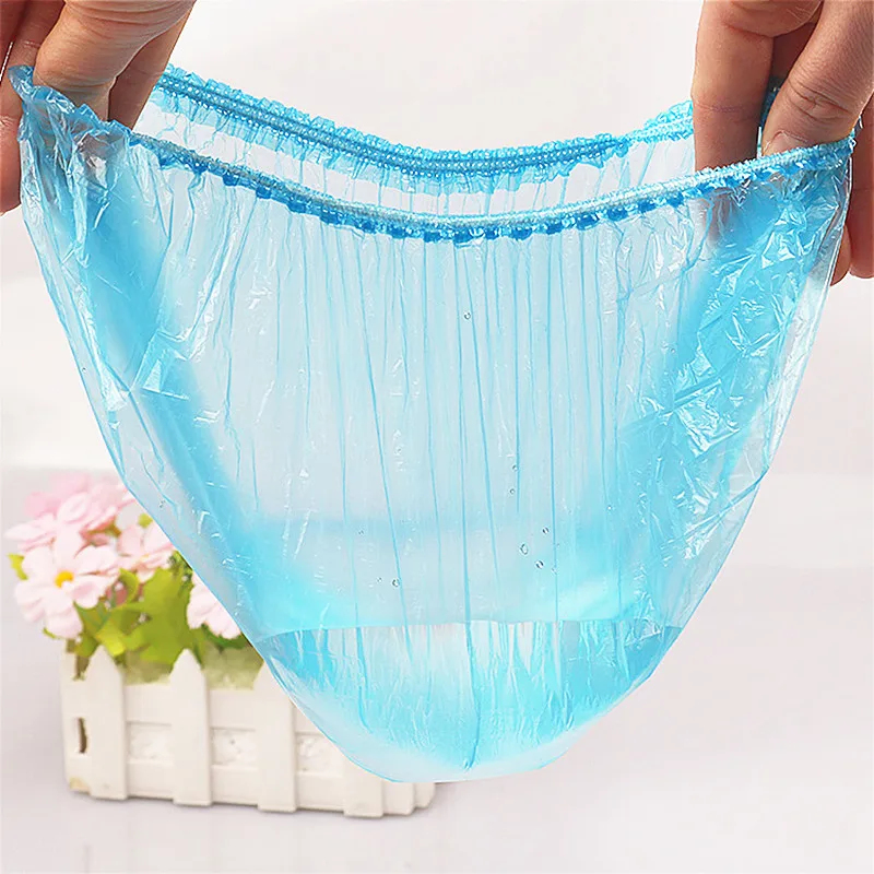 100 шт. одноразовые Эластичный душ Кепки прозрачный спа салон отель душевая