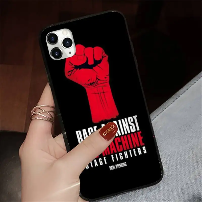 

Rage Against The Machine Phone Case for iPhone 11 12 pro XS MAX 8 7 6 6S Plus X 5S SE 2020 XR