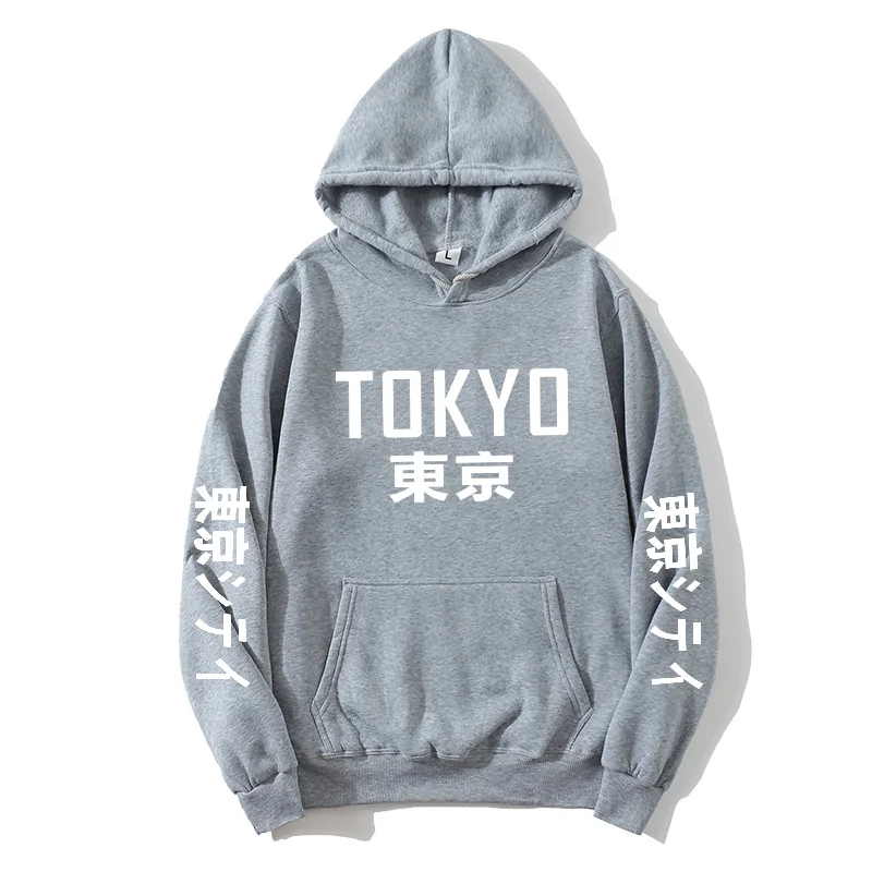 

Japanese Hip Hop Hoody Harajuku Tokyo printing Men Women Casual Pullover Sweatshirts 2020 Fashion Hot Hoodies Dropshipping