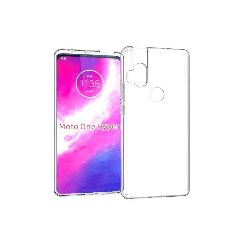 Прозрачный силиконовый чехол для Motorola One Hyper Moto Macro Power Nature мягкие чехлы