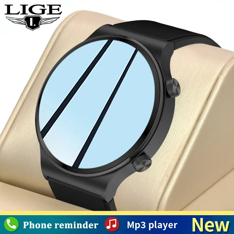 

Смарт-часы LIGE для мужчин и женщин, спортивный фитнес-трекер, пульсометр, артериальное давление, оксиметр, мониторинг сна