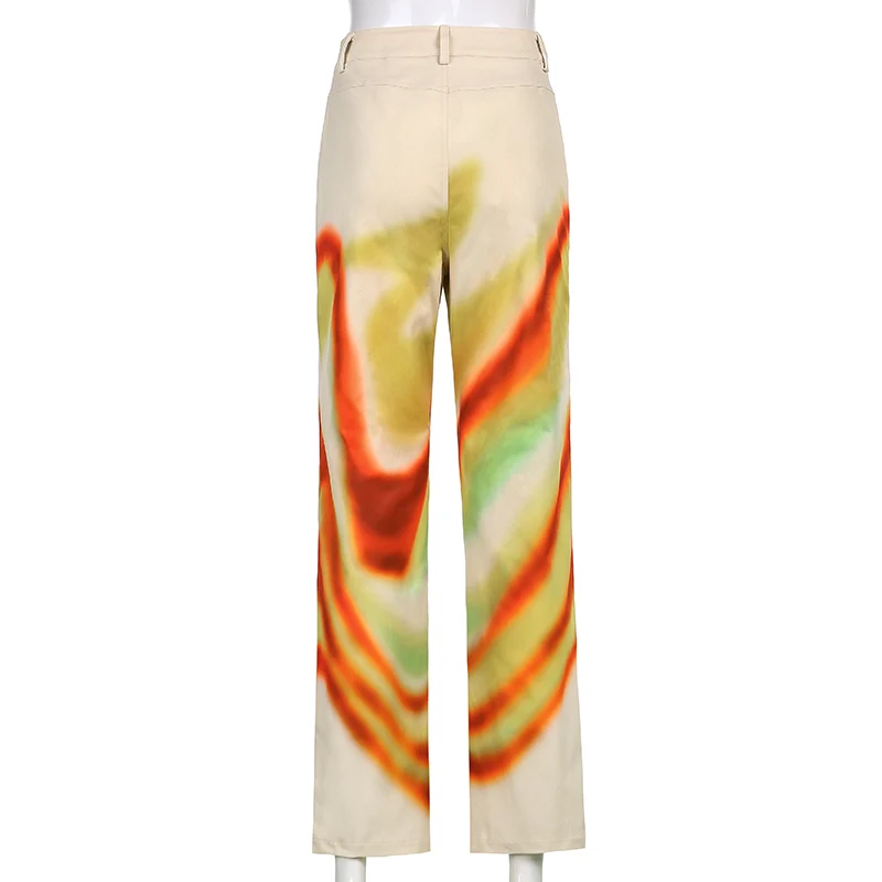 

Rapcopter Paisley Cargo Pants y2k Aesthetic Trousers Harajuku Vintage Sweatpants Women High Waisted Joggers Streetwear 2021 90S