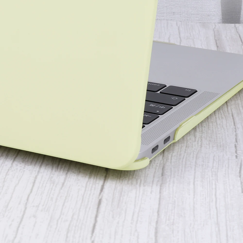 Крем серии с крышкой клавиатуры для Macbook Por 13 15 Touch Bar A1706 A1707 A2159 новейший Air 13 A1466 A1932