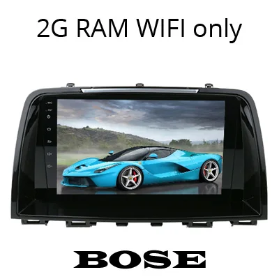 Atenza 2G BOSE Can SINOSMART Android 8,1 поддержка Bose аудио родная камера DSP Автомобильный навигатор gps плеер для Mazda 6 Atenza 2012- ips/QLED экран - Цвет: Atenza 2G BOSE Can