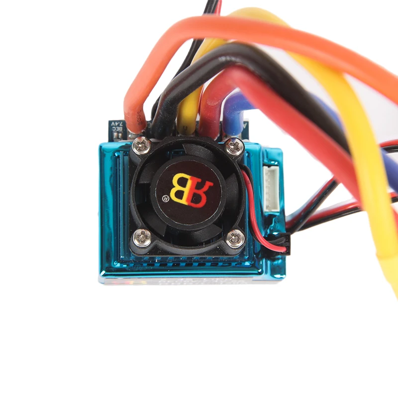 

For 1/8 1/10 1/12 RC Crawler Car Boat 120A Sensored Brushless ESC Electric Speed Controller T Plug with 6V/7.4V 5A BEC