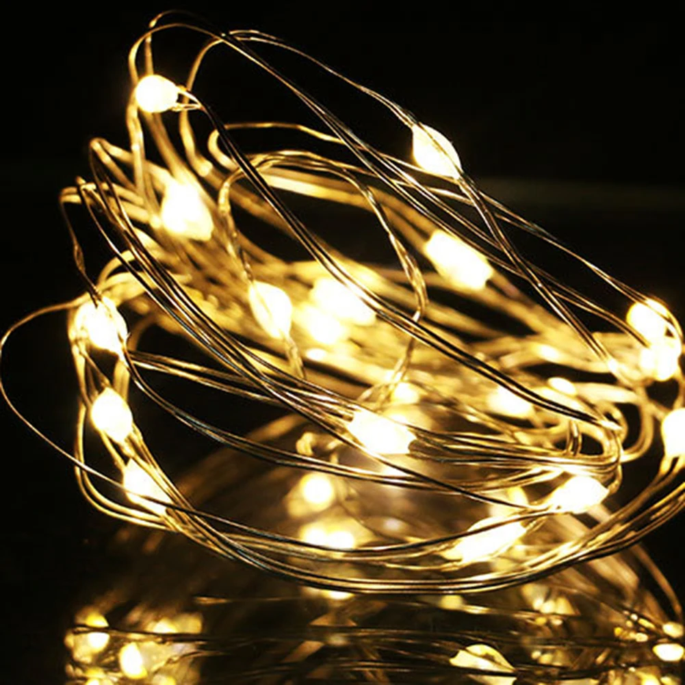 

2m 20 LED Copper Wire String Light Christmas New Year Decor Fairy Lamp