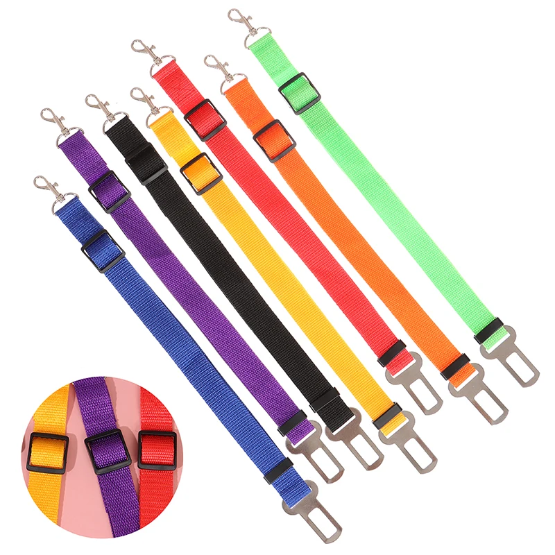 1 шт. регулируемый ремень безопасности поводок для маленьких собак зажим