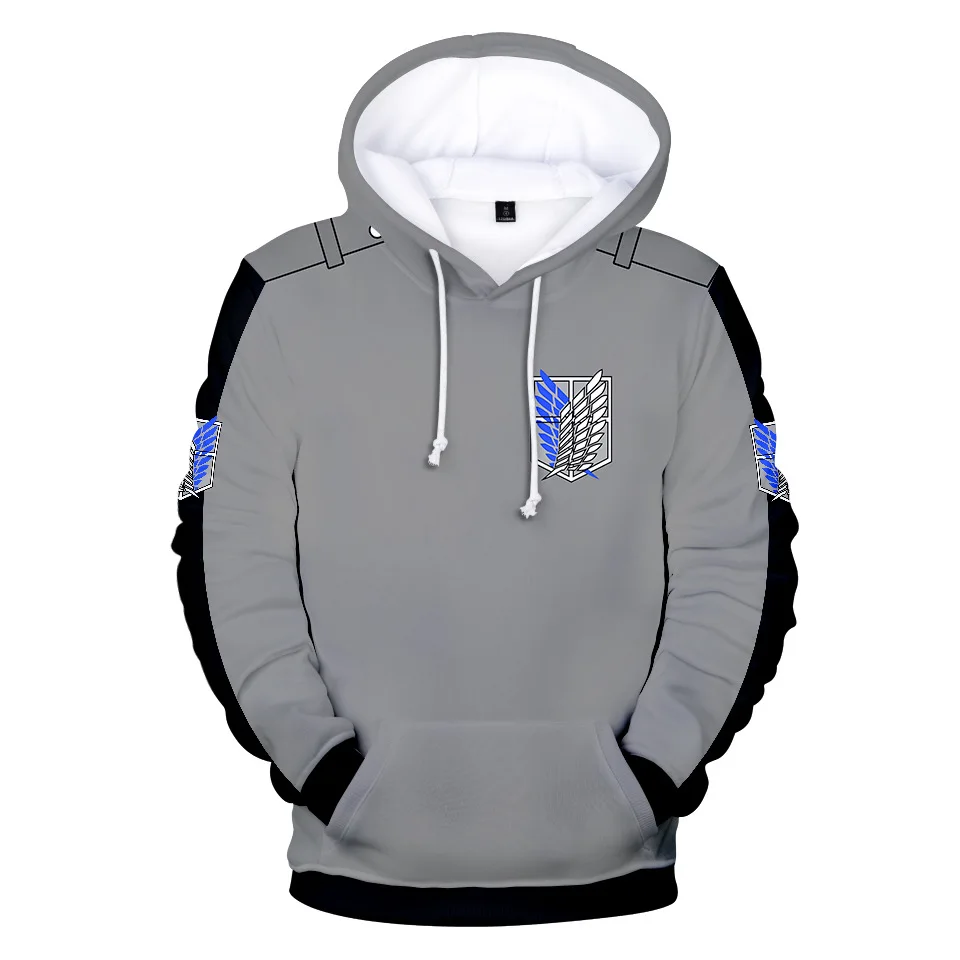 Японский костюм для косплея из аниме атакка на титанах плащ с капюшоном мужская и