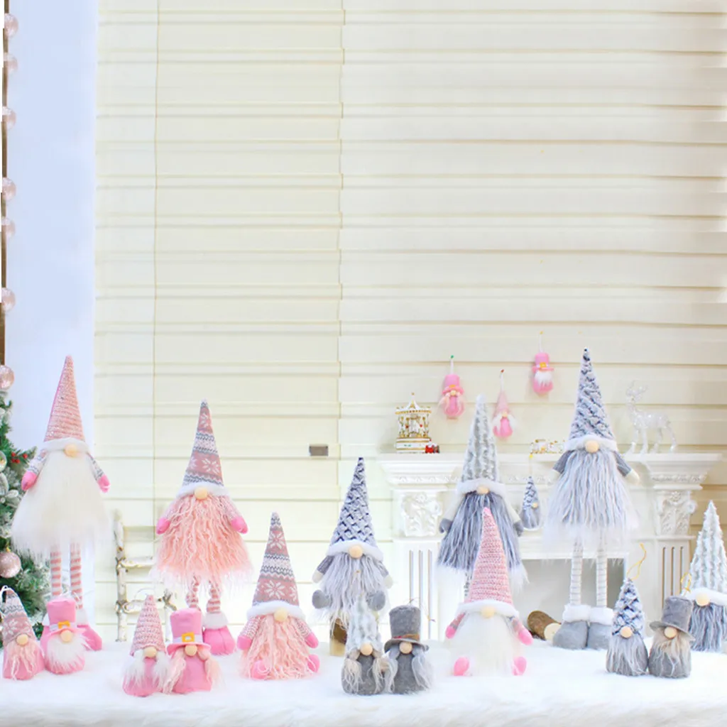 40 # Новый рождественский телескопический стержень безлицевая кукла окно