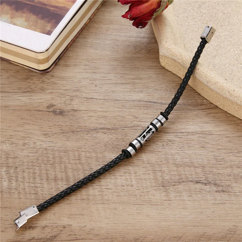 2019 винтажный женский оплетенный браслет из натуральной кожи мужские