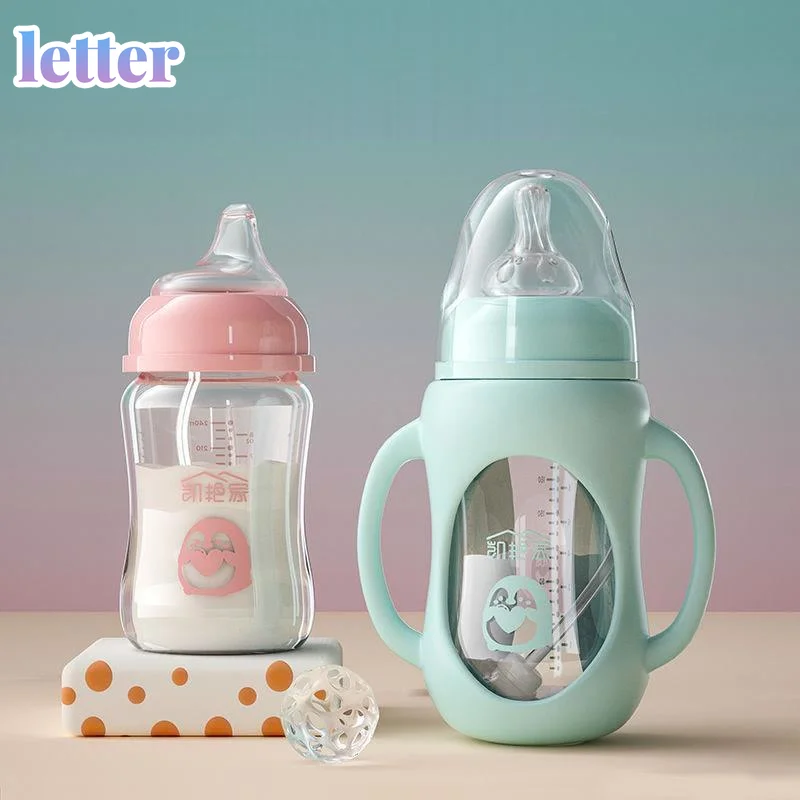

Baby bottles Drinking Cup Feeding Bottle Wide-Caliber Multifunctional Drinking Milk Drinking Water Dual-use Bottle BPA Free