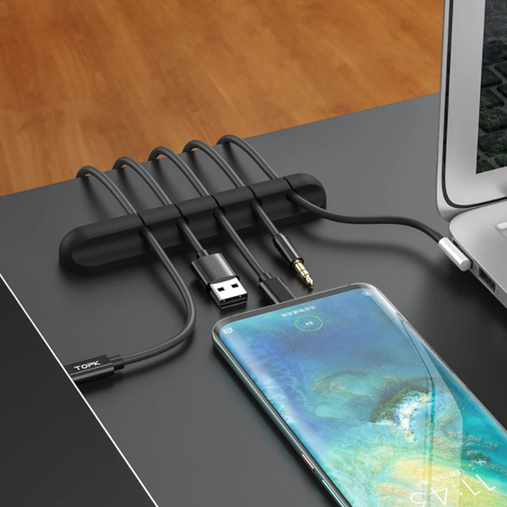 USB кабель сумка для наушников Держатель для наушников гарнитура кабель Линия управления органайзер для iPhone 11 Pro huawei зарядное устройство линия