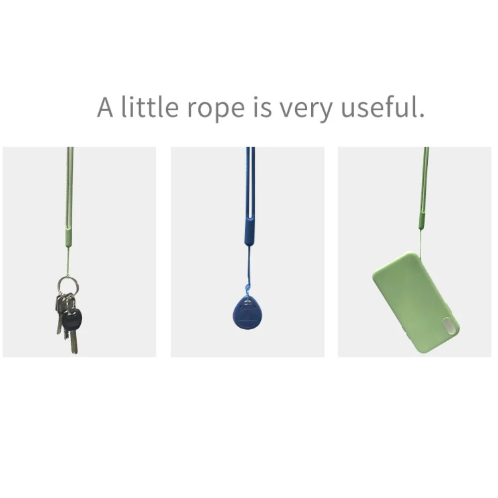 

Liquid Silicone Phone Lanyard MP3 MP4 Camera Key Cell Phone Wrist Strap