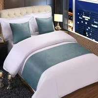 top quality floral bedspreads bed runner throw bedding single queen king bed cover towel home hotel decorations