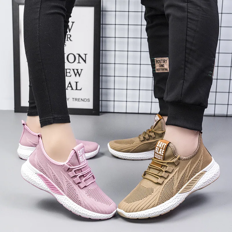 

2021 Summer Men Sneakers Lac-up Vulcanized Shoes Breathable Mesh Lovers Casual Shoes Fashion Sneakers Footwear tenis feminino