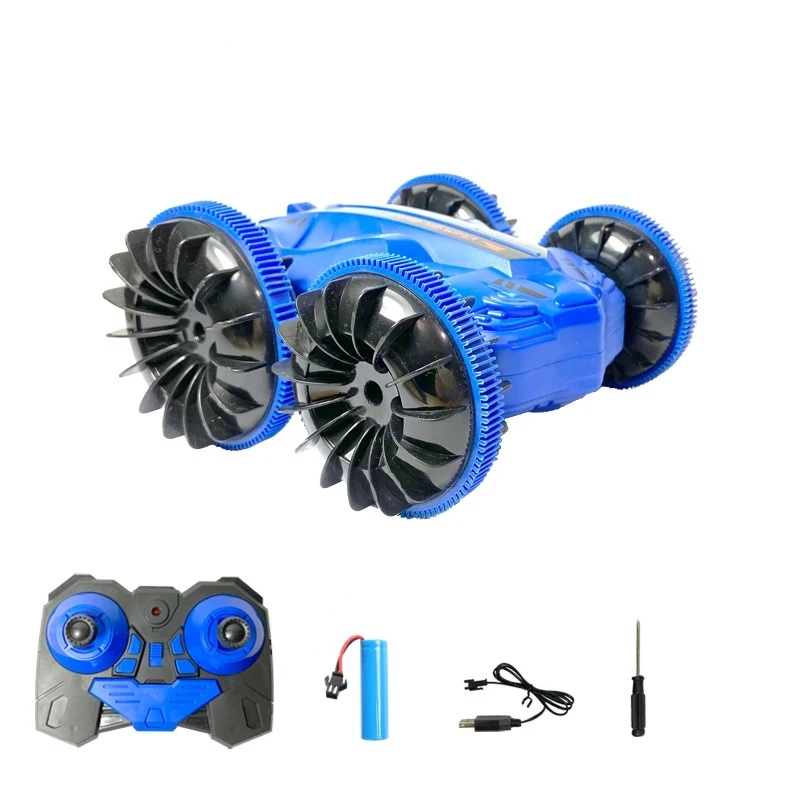 RC амфибия автомобиль 4WD водонепроницаемый 360 градусов флип внедорожный мульти