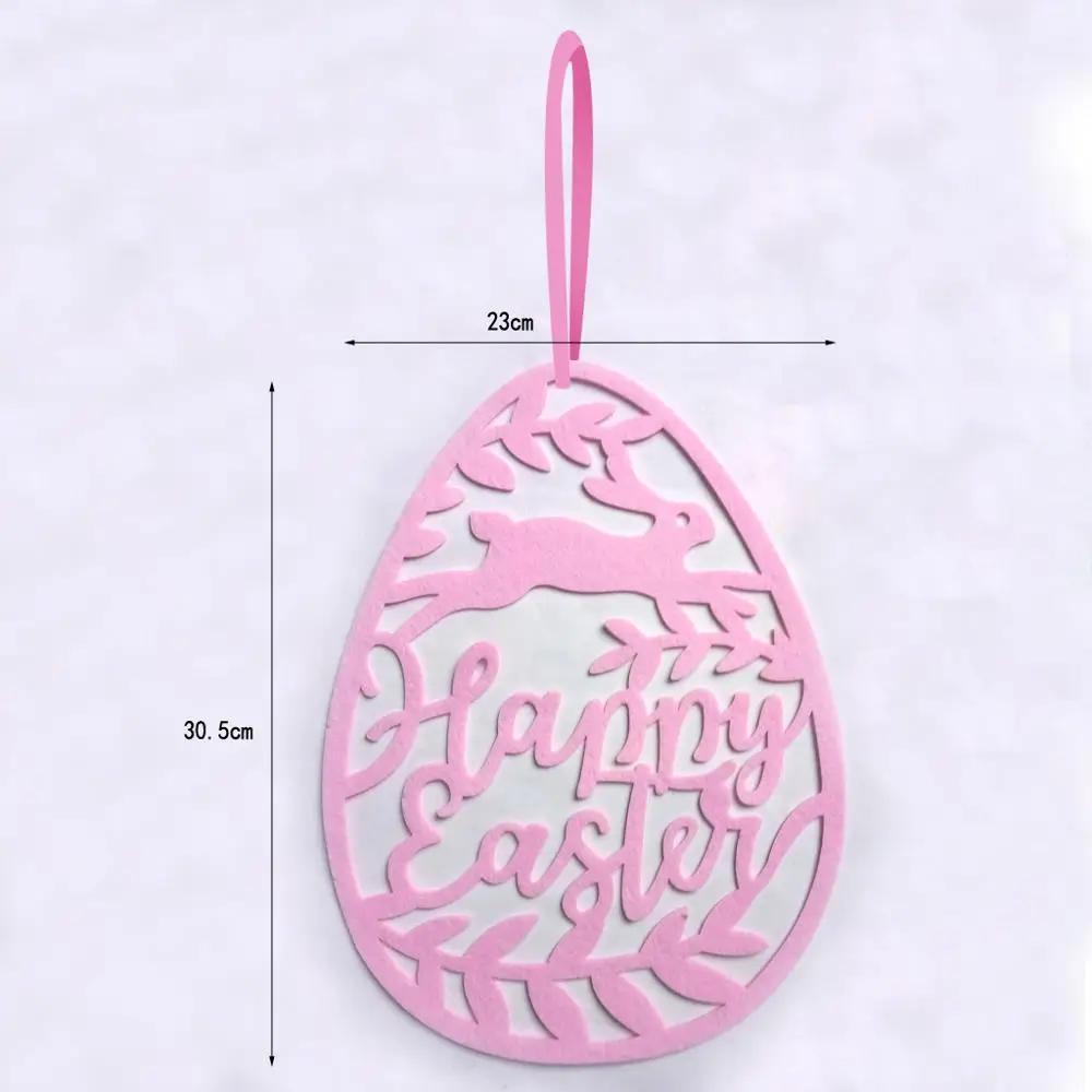 Нетканые разноцветные орнаменты с пасхальными буквами подвесные вывески