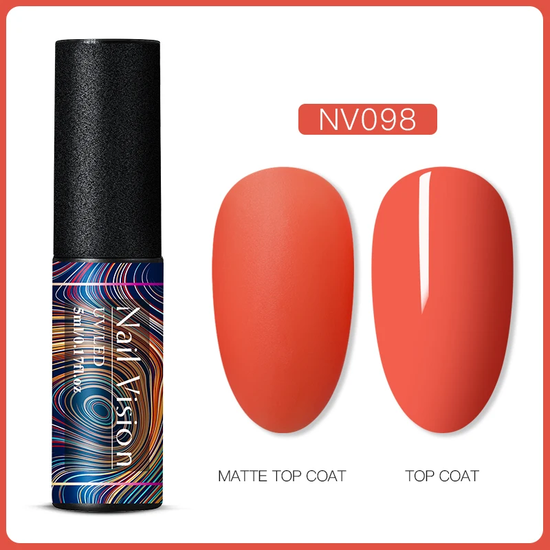 S06693 Nail Vision 5 мл УФ-гель для ногтей полуперманентный замачиваемый УФ-гель лак для ногтей гель-краска для ногтей для маникюра матовый топ необходим - Цвет: S06693