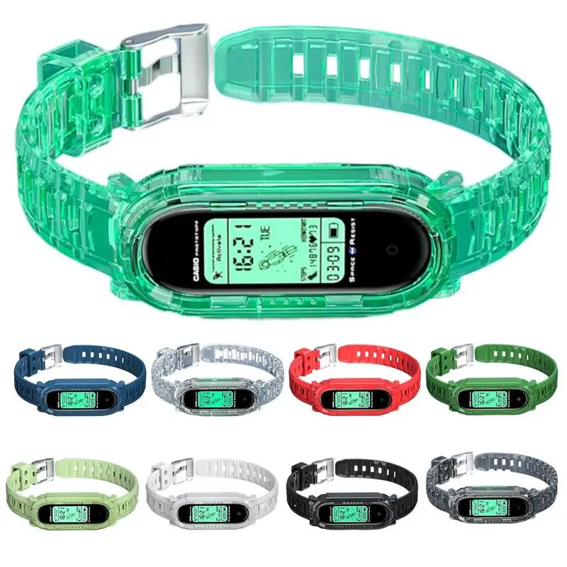 

Silicone Wristband Bracelet Compatible for Mi Band 6/5/4/3 Waterproof Replacement Wrist Strap Accessories