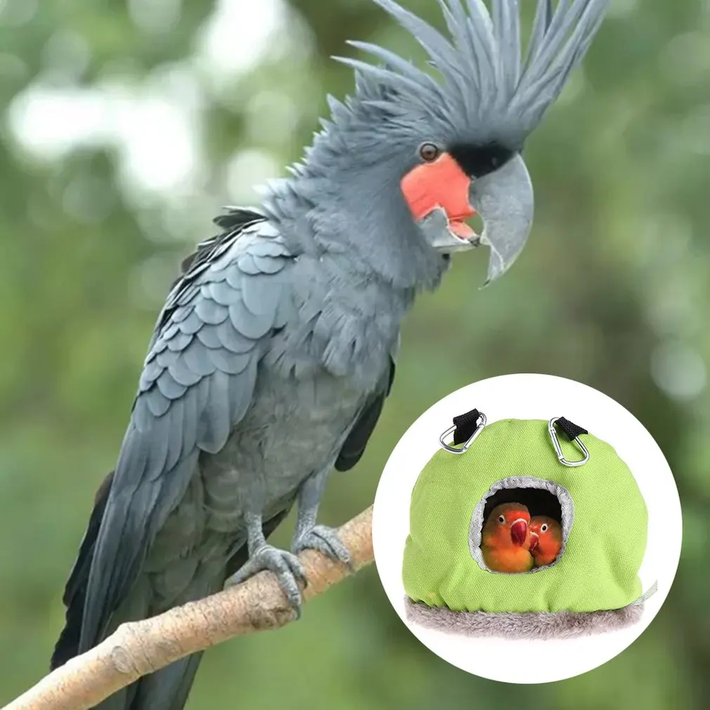

Pet Bird Supplies Warm Birdhouse Coral Fleece Cute Warm Birdhouse Environmentally Friendly Lightweight Bird Nest