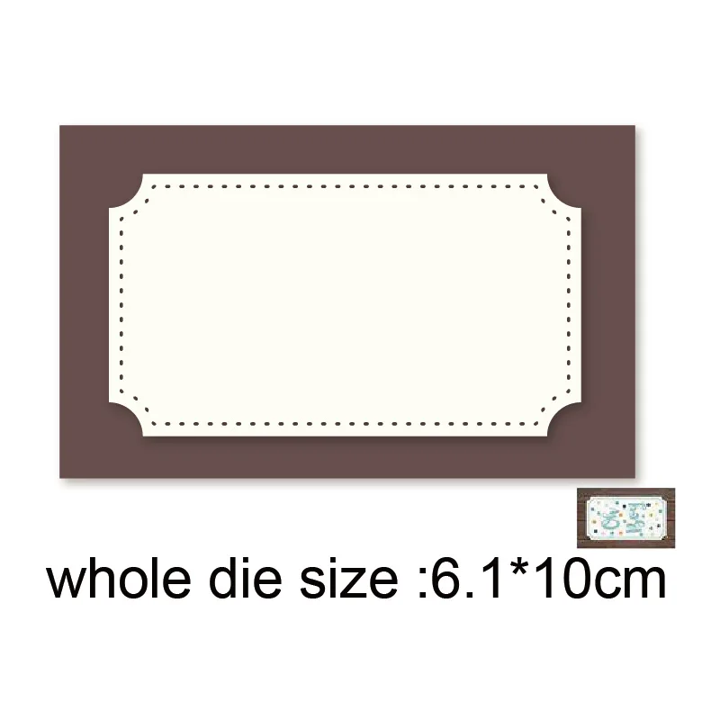 Металлические штампы трафареты рамка фон для сделай сам Скрапбукинг Фотоальбом