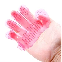 2018 hot new foreign cleaning brush trade factory direct supply pet five finger pet brush pet bath palm brush pet