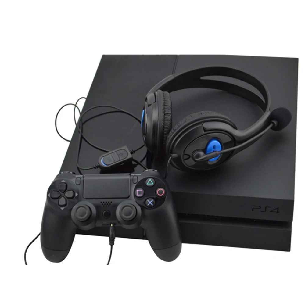 Игровая гарнитура для PS4 проводные наушники с микрофоном новинка 2019 глубокими