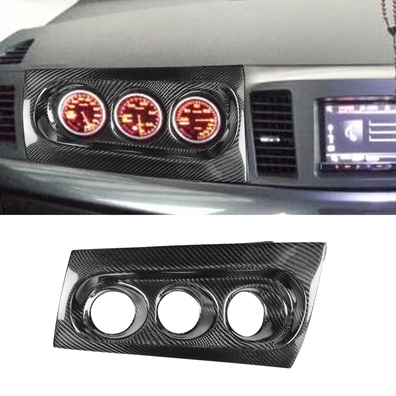 

Запасной датчик для приборной панели из углеродного волокна для Mitsubishi Lancer Evolution X EVO M7 2008-2012 (RHD)
