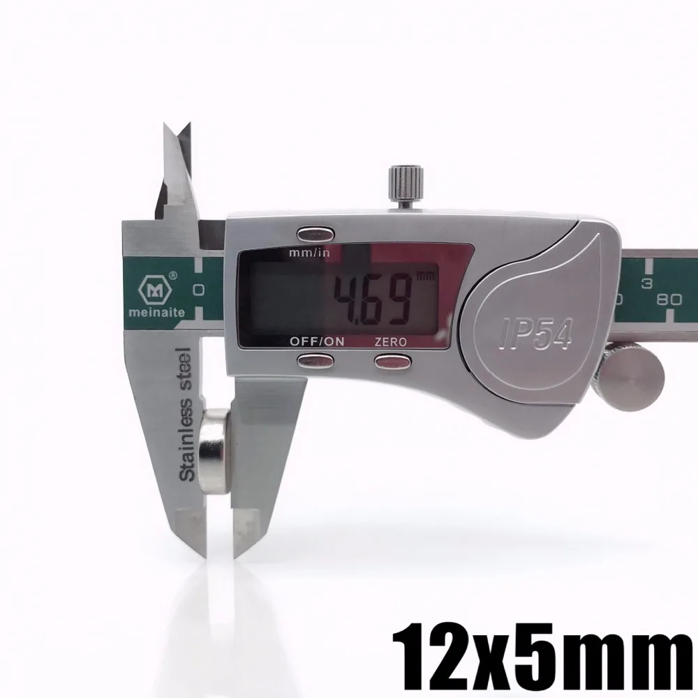 5/10/20/50/100/200pcs 12mm x 5mm 12x5 Disc Round Cylinder Rare Earth Neodymium Magnets 12*5 NEW Art Craft Connection - купить по