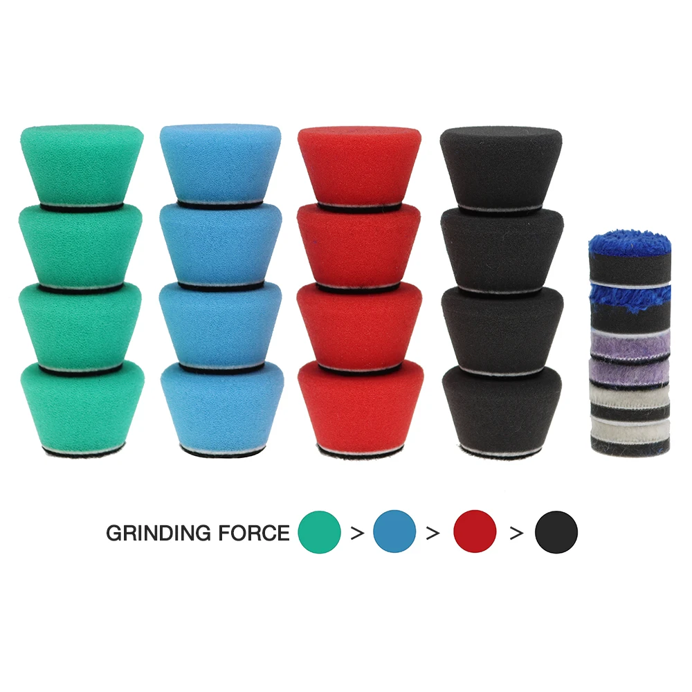 Полировальная губка 1 дюйм грубая средняя и тонкая подходит для полировальной
