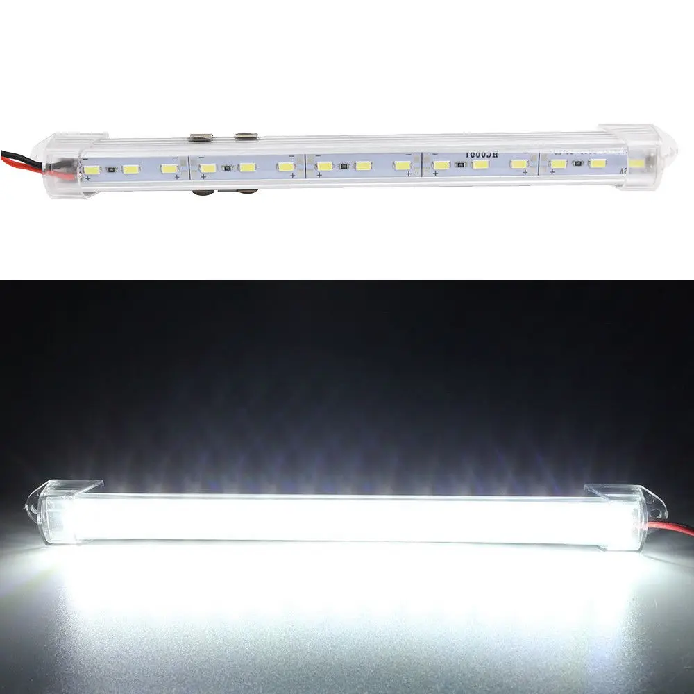 Автомобильный светильник полоса 12V 15 светодиодный внутренняя коробка ПК с